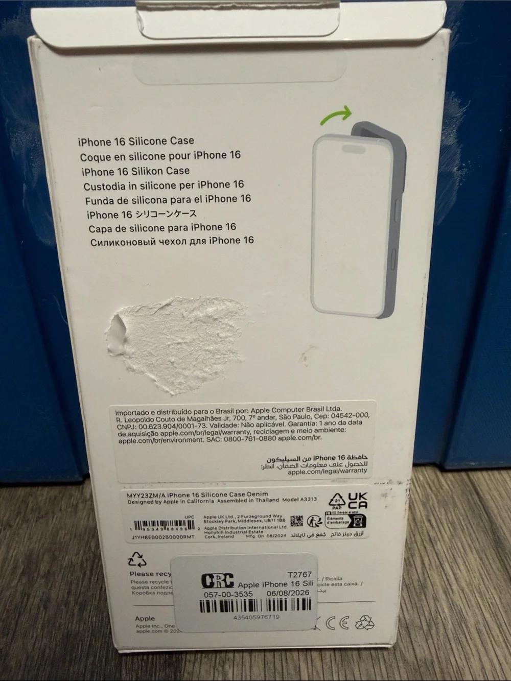 Apple iPhone 16 Silicone Case - Blue
